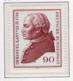 [The 250th Anniversary of the Birth of Immanuel Kant, Philosopher, type VY]