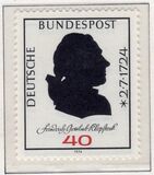 [The 250th Anniversary of the Birth of Friedrich Gottlieb Klopstock, Poet, type WB]