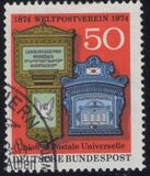 [The 100th Anniversary of the World Postal Union, type WR]