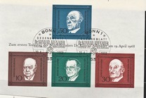 [The Memorial Edition of Konrad Adenauer, type NI]