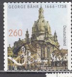 [Dresden Frauenkirche - The 350th Anniversary of the Birth of George Bähr, 1666-1738, type DDZ]