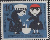 [Charity Stamps - Little Red Ridinghood, type FO]