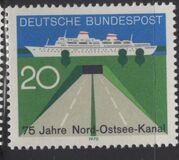 [The 75th Anniversary of the Kieler Canal, type QB]