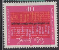 [The 300th Anniversary of the Death Heinrich Schütz, Composer, type TN]