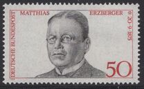 [The 100th Anniversary of the Birth of Matthias Erzberger, Polititian, type YF]