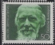 [The 150th Anniversary of the Birth of Wilhelm Raabe, Poet, type AGV]