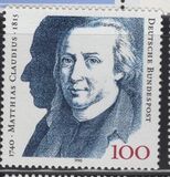 [The 250th Anniversary of the Birth of Matthias Claudius, Poet, type AUU]