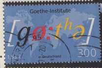 [The 50th Anniversary of the Goethe Institute of the German Language, type BWD]