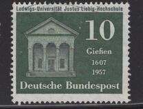 [The 350th Anniversary of the University in Giessen, type DA]