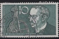 [The 100th Anniversary of the Birth of Rudolf Diesel, 1858-1913, type DT]