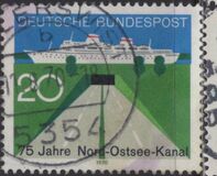 [The 75th Anniversary of the Kieler Canal, type QB]