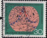 [The 100th Anniversary of the International Meteorological Collaboration, type UG]