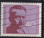 [The 100th Anniversary of the Birth of Otto Wels, Social Democrat, type UY]