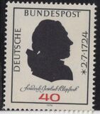 [The 250th Anniversary of the Birth of Friedrich Gottlieb Klopstock, Poet, type WB]