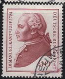 [The 250th Anniversary of the Birth of Immanuel Kant, Philosopher, type VY]