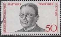 [The 100th Anniversary of the Birth of Matthias Erzberger, Polititian, type YF]