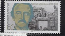 [The 100th Anniversary of the Death of Heinrich Schiliemann, Archaeologist, type AVB]