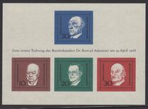 [The Memorial Edition of Konrad Adenauer, type NI]