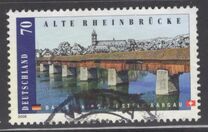 [The Old "Bad Säckingen - Stone Aargau" Bridge - Joint Issue with Switzerland, tip CNT]