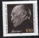 [The 25th Anniversary of the Death of Dr.Konrad Adenauer, Federal Chancellor, type AZV]