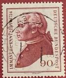 [The 250th Anniversary of the Birth of Immanuel Kant, Philosopher, type VY]