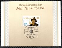 [The 400th Anniversary of the Birth of Johann Adam Schall von Bell, Astronomer, type BAB]