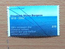 [The 100th Anniversary of the Birth of Elisabeth Mann Borgese, 1918-2002, type DIP]