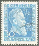 [The 50th Anniversary of Wilhelm Röntgen's Nobel Prize in Physics, type R]