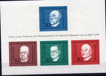 [The Memorial Edition of Konrad Adenauer, type NI]