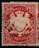 [Coat of Arms - Value in "PFENNIG", type D32]