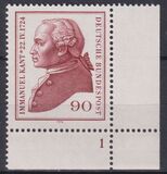 [The 250th Anniversary of the Birth of Immanuel Kant, Philosopher, type VY]