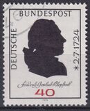 [The 250th Anniversary of the Birth of Friedrich Gottlieb Klopstock, Poet, type WB]