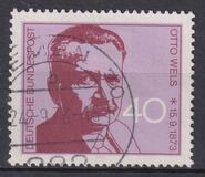 [The 100th Anniversary of the Birth of Otto Wels, Social Democrat, type UY]