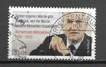 [The 100th Anniversary of the Birth of Richard von Weizsäcker, 1920-2015, type DND]