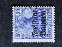 [German Empire Postage Stamps Overprinted "Freistaat Bayern", type O6]