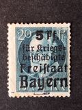 [Charity Stamps - Overprinted "Für Kriegsbeschädigte", type Q2]