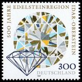 [The 500th Anniversary of Idar-Oberstein Gem-area, tip BLU]