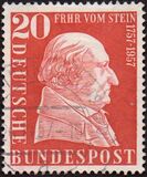 [The 200th Anniversary of the Birth of Baron vom Stein, 1757-1831, type DM]