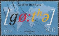 [The 50th Anniversary of the Goethe Institute of the German Language, type BWD]