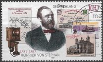 [The 100th Anniversary of Heinrich von Stephan, Postmaster, tip BLV]