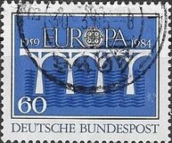 [EUROPA Stamps - Bridges - The 25th Anniversary of C.E.P.T., type AKX]