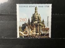 [Dresden Frauenkirche - The 350th Anniversary of the Birth of George Bähr, 1666-1738, type DDZ]