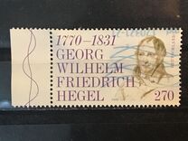 [The 250th Anniversary of the Birth of Georg Wilhelm Friedrich Hegel, 1770–1831, type DNV]