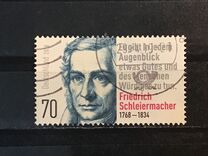 [The 250th Anniversary of the Birth of Friedrich Schleiermacher, 1768-1834, type DJW]