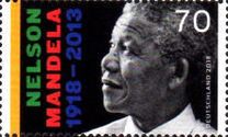 [The 100th Anniversary of the Birth of Nelson Mandela, 1918-2013 - Joint Issue with South Africa, type DJI]