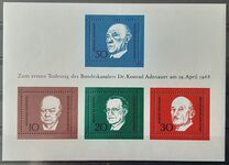 [The Memorial Edition of Konrad Adenauer, type NI]