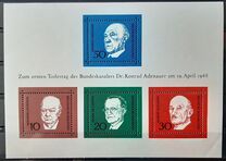 [The Memorial Edition of Konrad Adenauer, type NI]