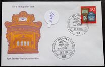 [The 100th Anniversary of the World Postal Union, type WR]