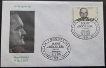 [The 100th Anniversary of the Birth of Hans Böckler, Trade Union Leader, type WY]