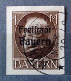 [King Ludwig III Overprinted "Freistaat Bayern", type P13]